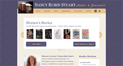 Desktop Screenshot of nancyrubinstuart.com