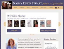 Tablet Screenshot of nancyrubinstuart.com